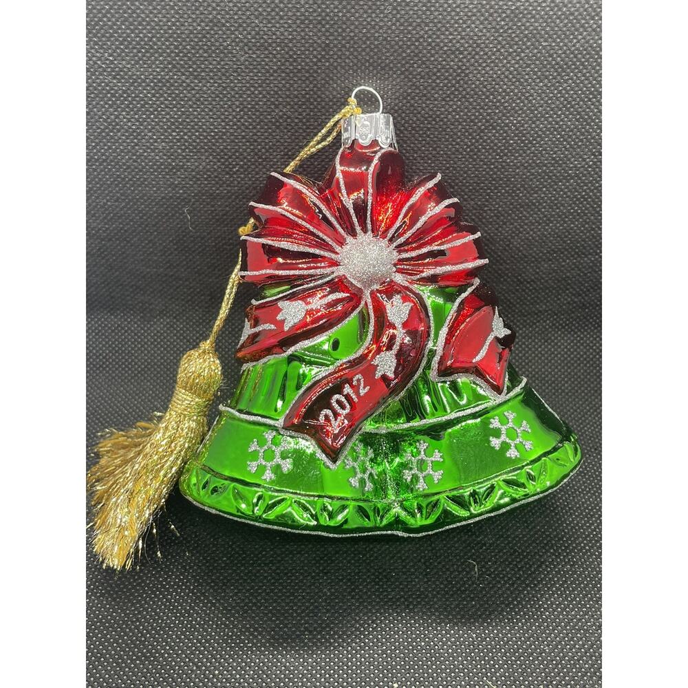 Waterford Christmas Ornament 2012 Holiday Bells. Excellent Condition. New No Box
